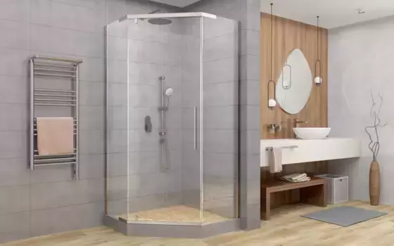 Душевой уголок 90x90 см Deto PC90 прозрачное