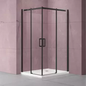 Душевой уголок 90x90 см Vincea Dice VSS-4D900CLB прозрачное