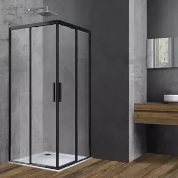 Душевой уголок 90x90 см Vincea Soft VSS-3SO900CLB прозрачное