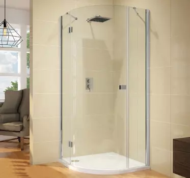 Душевой уголок 97,5х97,5 см Riho Polar P308 L GP0406201 прозрачное