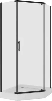Душевой уголок 99x99x190 см NG-6834-08BLACK прозрачное
