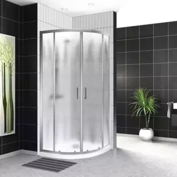Душевой уголок BelBagno Uno UNO-195-R-2-100-CH-CR 100x100 см, профиль хром, стекло шиншилла