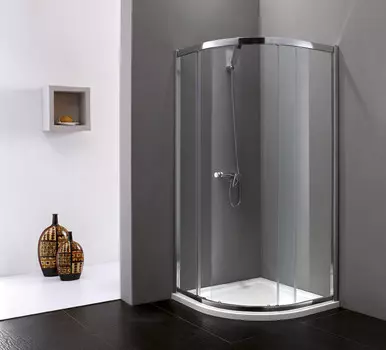 Душевой уголок Cezares Anima 90x90 см текстурное стекло ANIMA-W-R-1-90-P-Cr