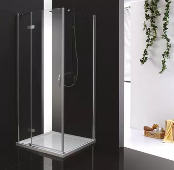 Душевой уголок Cezares Bergamo 100x100 см прозрачное стекло BERGAMO-W-A-1-100-C-Cr-L