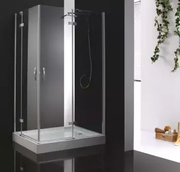 Душевой уголок Cezares Bergamo 100x90 см прозрачное стекло BERGAMO-W-AH-2-100/90-C-Cr-R