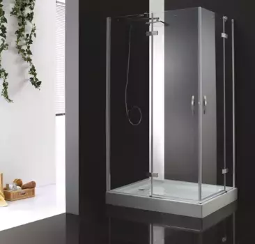 Душевой уголок Cezares Bergamo 120x90 см прозрачное стекло BERGAMO-W-AH-2-120/90-C-Cr-L