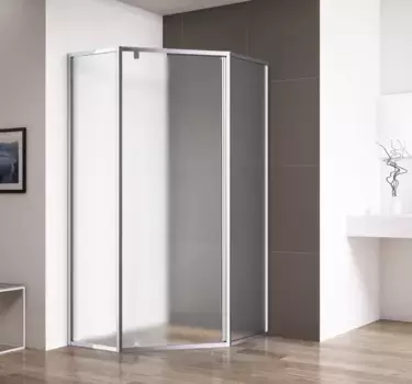 Душевой уголок Cezares Eco ECO-O-P-1-100-P-Cr 99,5x99,5 см, профиль хром, стекло текстурное