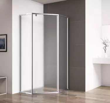 Душевой уголок Cezares Eco ECO-O-P-1-90-P-Cr 89,5x89,5 см, профиль хром, стекло текстурное