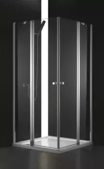 Душевой уголок Cezares Elena 100x100 см прозрачное стекло ELENA-W-A-22-100-C-Cr