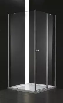 Душевой уголок Cezares Elena 100x100 см текстурное стекло ELENA-W-A-12-100-P-Cr-R