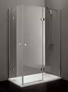 Душевой уголок Cezares Verona 120x100 см текстурное стекло VERONA-W-AH-2-120/100-P-Cr-R