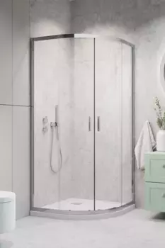 Душевой уголок Radaway Alienta A 90x90 10229090-01-01 профиль хром, стекло прозрачное