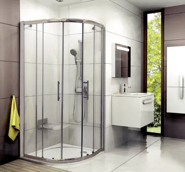 Душевой уголок Ravak Blix XP2CP4 - 90 блестящий Transparent X3B270C00Z1C