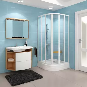 Душевой уголок Ravak Supernova SKKP6-80 белый Grape 32040100ZG