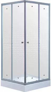 Душевой уголок с поддоном 100x100 см Timo TL-1102 R прозрачное с рисунком
