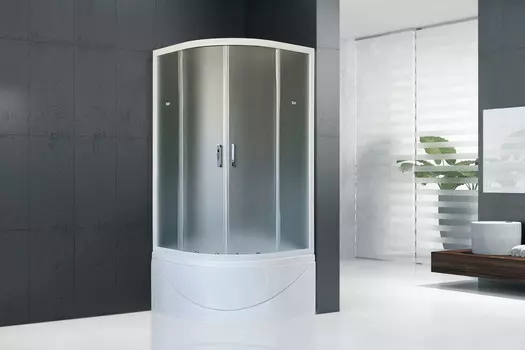 Душевой уголок с поддоном 90x90 см Royal Bath RB90BK-C матовое