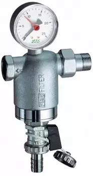 Фильтр 1/2", 100 мкм с манометром FAR FA 3946 12100