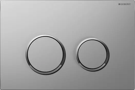 Кнопка смыва Geberit Sigma 20 115.778.KN.1 для инсталляции, матовый хром/хром/матовый хром
