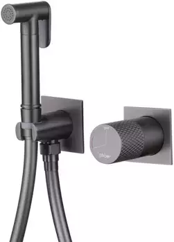 Гигиенический душ Abber Rund AF8725NG со смесителем, CoolStart, никель