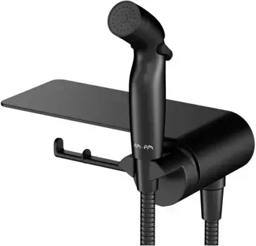 Гигиенический душ Am.Pm Func F0H8F922 со смесителем, черный матовый