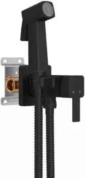 Гигиенический душ Elghansa 22Q0017-Black (Set-112) со смесителем, черный матовый