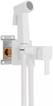 Гигиенический душ Elghansa 22Q0017-White (Set-112) со смесителем, белый матовый