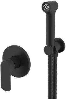 Гигиенический душ Raglo R03.53.06 со смесителем, черный матовый