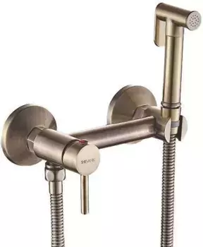 Гигиенический душ Shevanik S107Q со смесителем, бронза