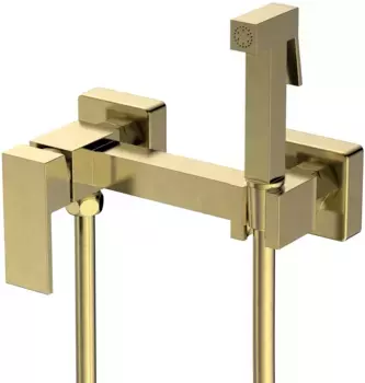 Гигиенический душ Splenka S98.51.03 со смесителем, золотой матовый