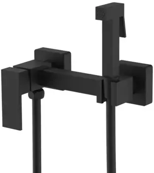 Гигиенический душ Splenka S98.51.06 со смесителем, черный матовый