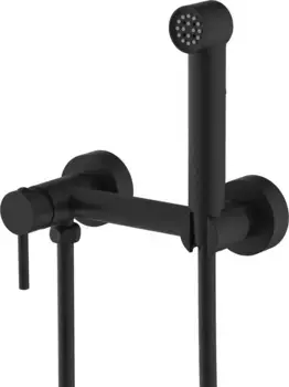 Гигиенический душ Splenka S99.51.06 со смесителем, черный матовый