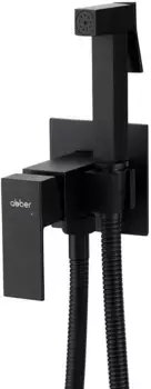 Гигиенический душ Abber Daheim AF8226B со смесителем, черный матовый