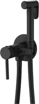 Гигиенический душ Abber Wasser Kreis AF8125B со смесителем, черный матовый