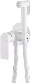 Гигиенический душ Abber Weiss Insel AF8025W со смесителем, белый матовый