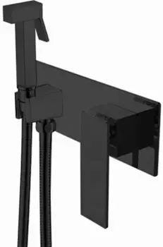 Гигиенический душ Boheme Q 147-BB.2 со смесителем, черный матовый