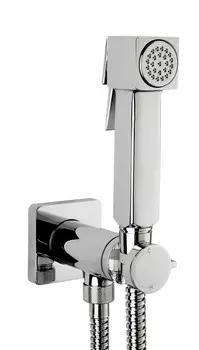 Гигиенический душ Bossini Cube Brass E38001B.030 со смесителем, хром