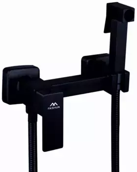 Гигиенический душ Fashun A57504-7 со смесителем, черный матовый