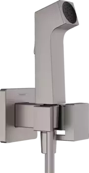 Гигиенический душ Hansgrohe Bidette 1jet E 29233340 со смесителем, черный хром матовый