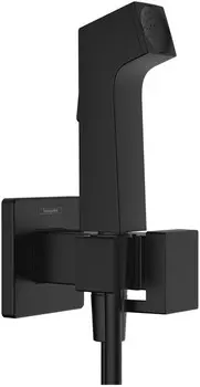 Гигиенический душ Hansgrohe Bidette 1jet E 29233670 со смесителем, черный матовый