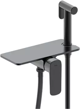 Гигиенический душ IDDIS Axes AXEBLSHi08 со смесителем, черный матовый