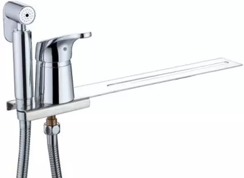 Гигиенический душ Kaiser County 55033 со смесителем, с креплением на унитаз, хром