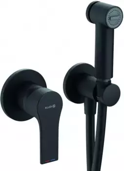 Гигиенический душ Kludi Zenta SL 489983965 со смесителем, черный матовый