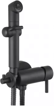 Гигиенический душ Lemark Solo LM7166BL со смесителем, черный матовый