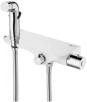 Гигиенический душ Lemark Solo LM7169CW с термостатом, хром/белый