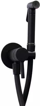 Гигиенический душ Paffoni Tweet Round Mix ZDUP110NO со смесителем, черный матовый