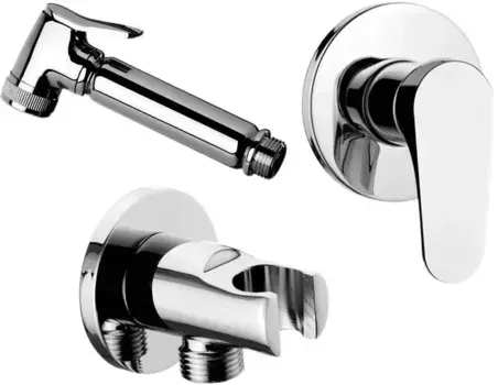 Гигиенический душ Remer Class Line L30ES02332OL со смесителем, хром