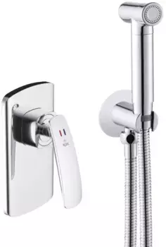 Гигиенический душ Rose R1105 со смесителем, хром