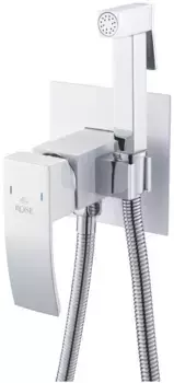 Гигиенический душ Rose R1505F со смесителем, хром/белый