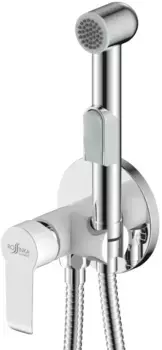 Гигиенический душ Rossinka W W25-51 со смесителем, хром/белый
