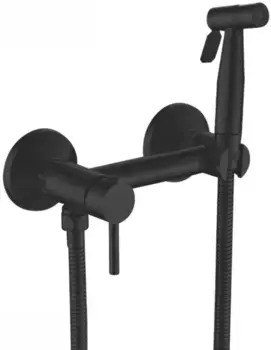 Гигиенический душ Shevanik S107H со смесителем, черный матовый